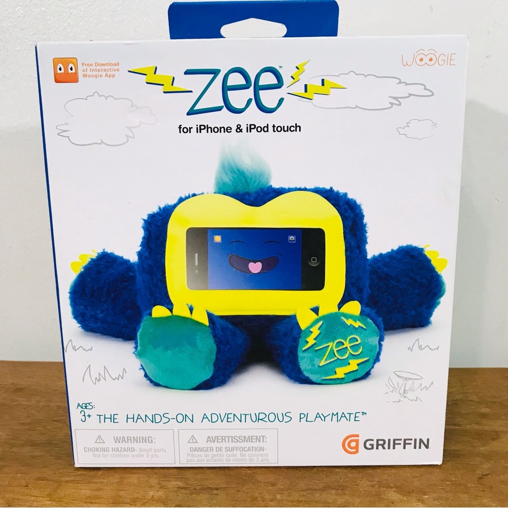 Woogie Plush Toy For iPhone And iPod Touch- Blue Zee - Picture 10 of 16